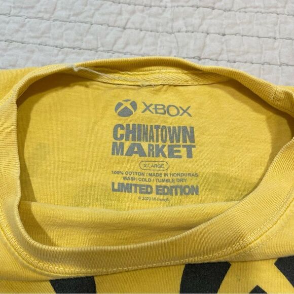 Chinatown Market XBOX T-Shirt Men’s XL Yellow Limited Edition Cotton Y2K 90s - Picture 2 of 6
